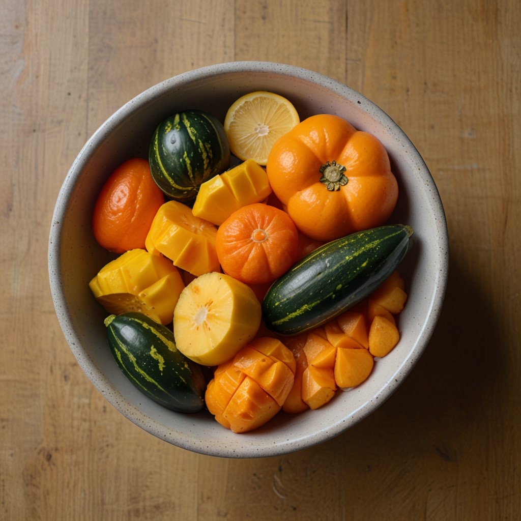 Yellow and Orange foods options